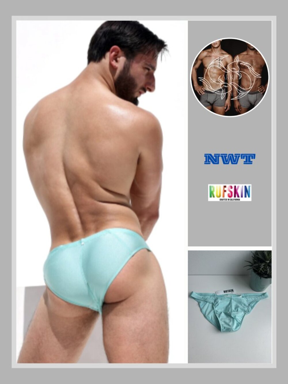 Rufskin - Aldric Swim Brief - Light Blue (M)